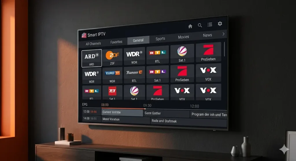 mart IPTV 2026 – App auf Samsung Smart TV einrichten und alle Sender freischalten