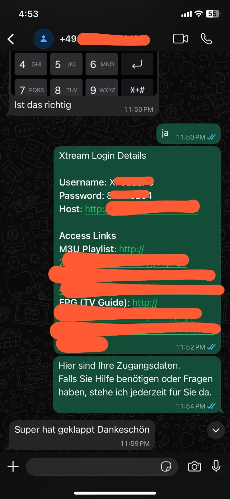 WhatsApp Kunden Chat 3