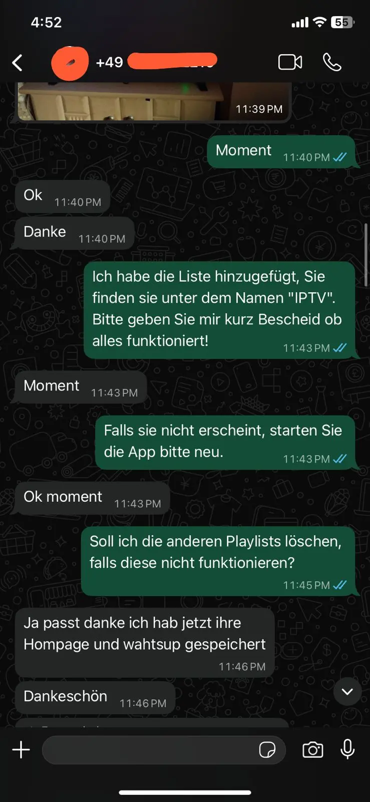 WhatsApp Kunden Chat 4